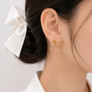 گوشواره طرح پاپیون دخترانه